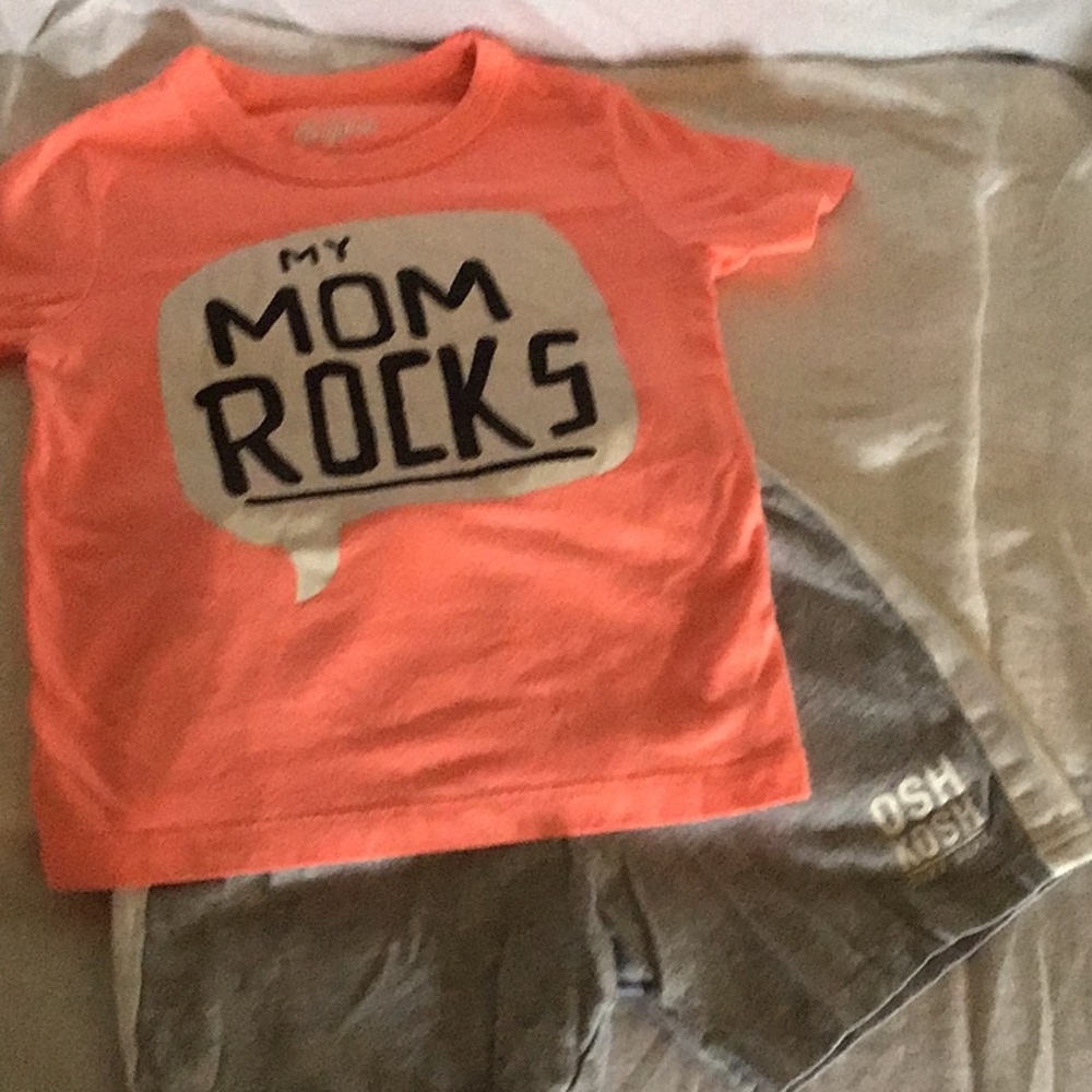 Oshkosh shorts and t-shirt.   #008